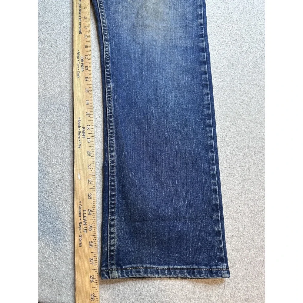 Wrangler Performance Series Straight Jeans Mens 34x30 (36x28) Blue Denim Stretch